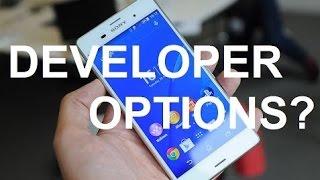 How to Enable, Disable and Hide Developer Option on Sony Xperia