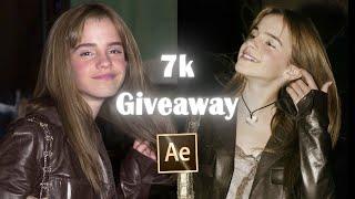 MASSIVE GIVEAWAY 7k on tiktok (presets, overlays, colorings, shakes, project files) After Effects