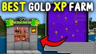 BEST GOLD XP Farm Minecraft Bedrock 1.21! (1000+ GOLD / H)