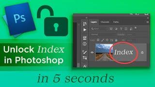 Fix Index Layer in Photoshop - in 5 Seconds (Any Version)