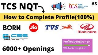 TCS Ion Profile Update | How to Complete Profile 100% | 6000+ Job Openings | TCS Ion Jobs