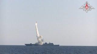 Zircon Hypersonic Missile Launch from the Frigate Admiral Gorshkov in the Barents Sea | Speed:Mach 7