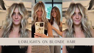 LOWLIGHTS ON BLONDE HAIR