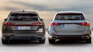 2026 Audi A6 Avant vs Mercedes E-Class Estate  Design Comparison