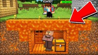 ЭТОТ ЖИТЕЛЬ ЗАСТРЯЛ В ДОМЕ ПОД ЛАВОЙ В МАЙНКРАФТ | Компот Minecraft