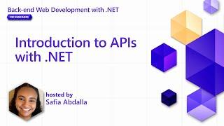 Introduction to APIs with .NET [Pt 1] | Back-end Web Development with .NET for Beginners