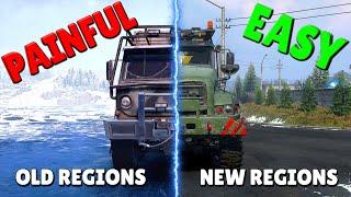 Which Regions Are Better? Old Regions or New Regions | Snowrunner