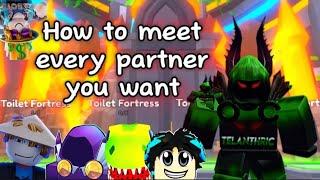 How to meet every partner you want! How to get sign units!