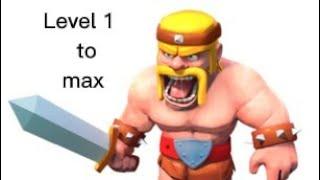 Barbarian Level 1-11(max). Elixirs troops.