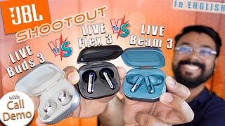 JBL Live Series Showdown | Which One Is RIGHT For You? | Live Beam3 vs Live Buds 3 vs Live Flex3