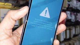 An error has occurred while updating the device software Samsung