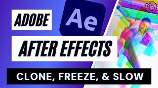 After Effects Tutorial: Clone, Freeze Time, & Slow Motion