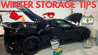 5 Tips For Storing Your C8 Corvette This Winter