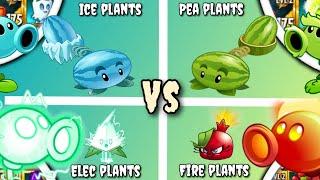 Plants vs. Zombies 2- All plants comparison vs Pyramid Head Zombies