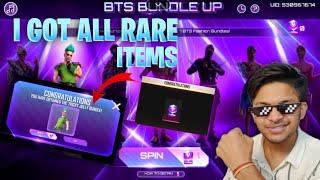 NEW BTS BUNDLE UP FREE FIRE | BTS CRYSTAL GIVEAWAY | FREE FIRE NEW EVENT