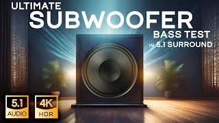 THX Ultimate Subwoofer Test in 5.1 Dolby Surround Sound 4K HDR