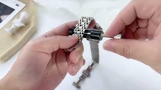 How to adjust the band length to OLEVS watches