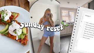 SUNDAY SUMMER PRODUCTIVE RESET | what I eat in a day, huge food shop + clean with me
