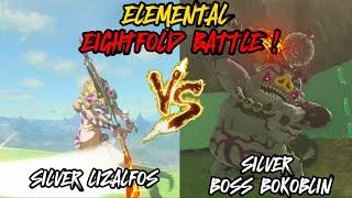 BOSS BOKOBLIN (SILVER) VS LIZALFOS ELEMENTAL BATTLE ! (The Legend of Zelda: Tears of the Kingdom)