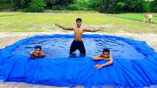 Swimming Pool [செய்யலாம் வாங்க] | Homemade Swimming pool In Tamil | Mr. Village Vaathi