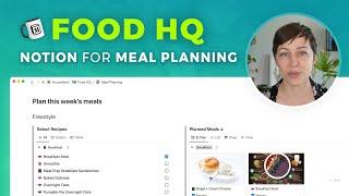 Meal Planning in Notion • NEW template for 2024!