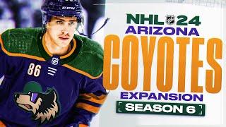 NHL 24: ARIZONA COYOTES EXPANSION MODE - SEASON 6