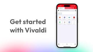 Get started with Vivaldi Browser on iOS