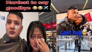 Saying goodbye to @Sujannstha || Hardest goodbye ever || He cried a lot || Emotional moments ||