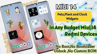 How to Enable Miui 14 Widgets in Any Redmi and Xiaomi Devices|Miui 14 widgets in Redmi 10C/Note11 4G