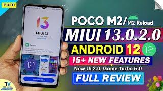 Poco M2 New MIUI 13.0.2.0 Android 12 Update Review | 15+ TOP Features | MIUI 13 Poco M2 New Update