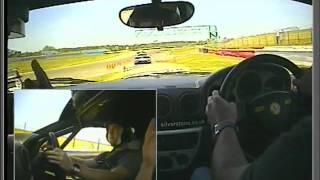 Driving around silverstone in a 360