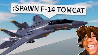 ROBLOX War Tycoon Funny Moments (F-14 TOMCAT)