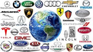 Auto Logos of the World - Drawn by Simple Easy Art