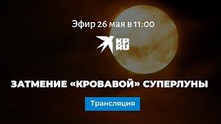 Затмение «кровавой» Суперлуны 26 мая 2021 года: прямая трансляция