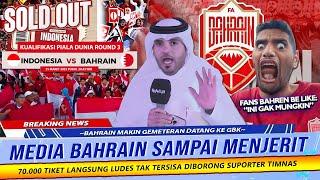 LUDES DALAM HITUNGAN MENIT ! FA Bahrain Langsung NGOMONG GILAA Begini Usai Tiket Timnas Sold Out