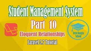Student Management System Project - Laravel 5.7-Eloquent Relationship Part 10 - Coding Xpress