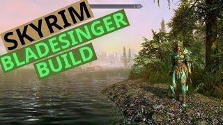 Skyrim Anniversary Edition: How to Make a Bladesinger! Wood Elf Class Build!