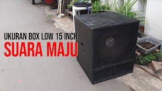 skema box low subwoofer 15 inch suara kedepan tidak mundur kebelakang