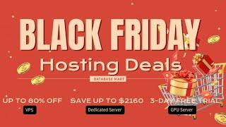 2023 Black Friday Server Hosting Deals: Save up to 80%