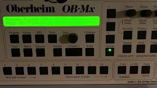 For Sale: Oberheim OB-Mx Vintage Synthesizer designed by Don Buchla