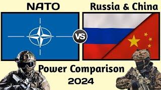 NATO vs Russia and China military power comparison 2024 | NATO vs Russia China military power 2024