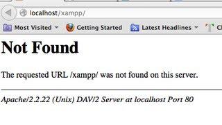 Error 404 page not found - Xampp Apache Server solution