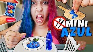 NAMORADA 24 HORAS só COMENDO MINI COMIDA AZUL