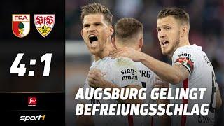 Augsburg – Stuttgart 4:1 | Highlights Bundesliga 10. Spieltag | SPORT1