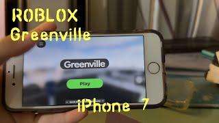 Test game Roblox Greenville on iPhone 7