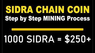 SIDRA CHAIN COIN. Step by Step Mining Process. Join SUPRA Airdrop