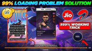 99% Loading Problem In Free Fire Solution | How To Solve Free Fire 99% Loading Problem | 99% Problem