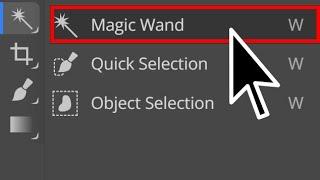 Make selections with the magic wand in Photopea
