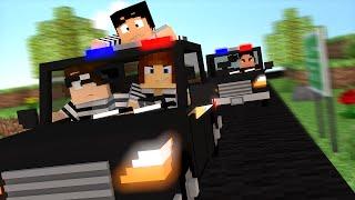 Minecraft : FUGINDO DE CARRO DA PRISÃO !! - ( Polícia e Ladrão)