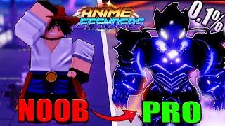 Noob to Pro In Anime Defenders for 24 Hours